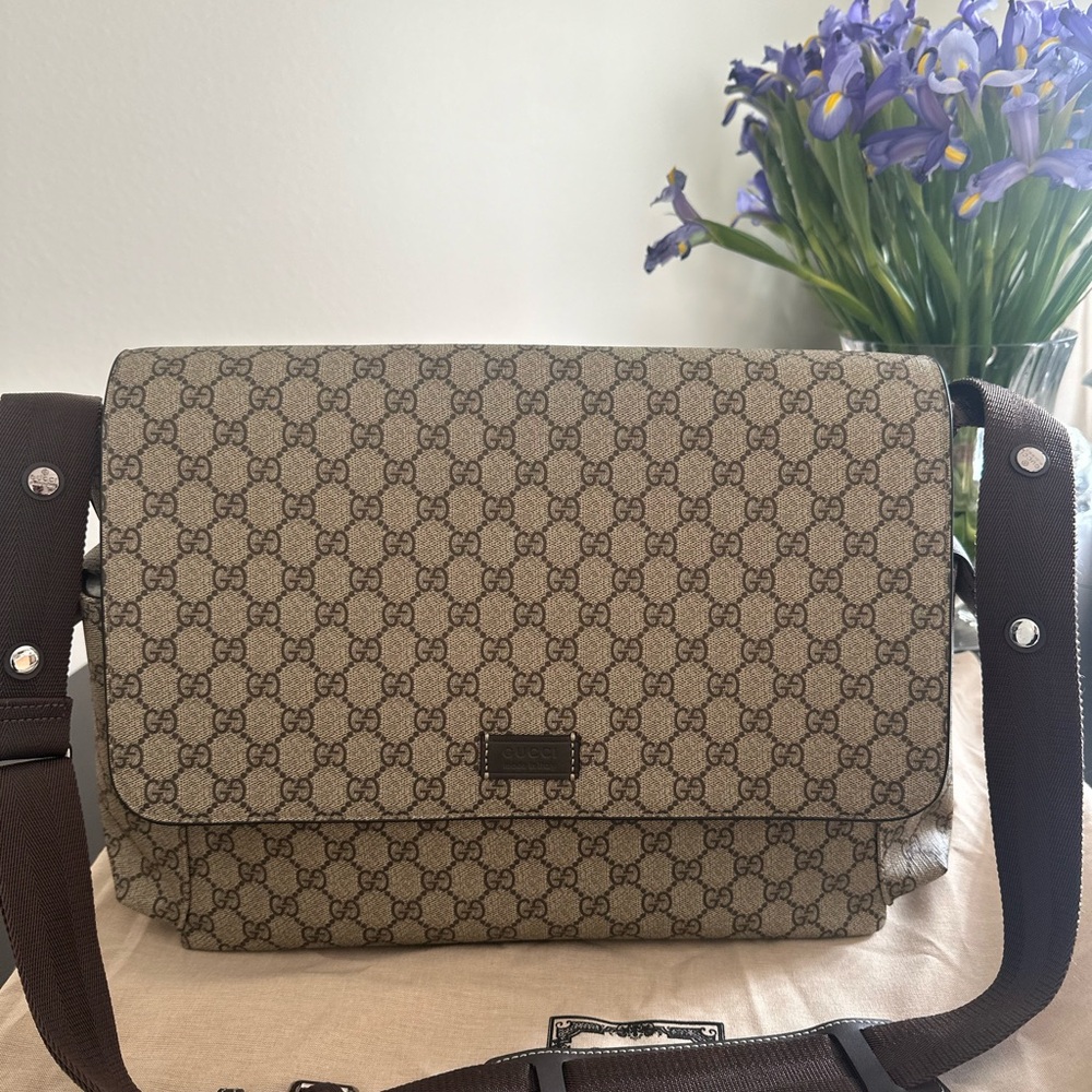 Gucci GG Supreme Diaper Bag